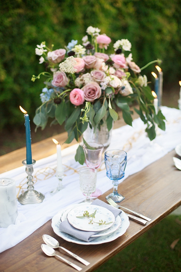 romantic vintage wedding inspiration from Anna Phillips Photography on Glamour & Grace
