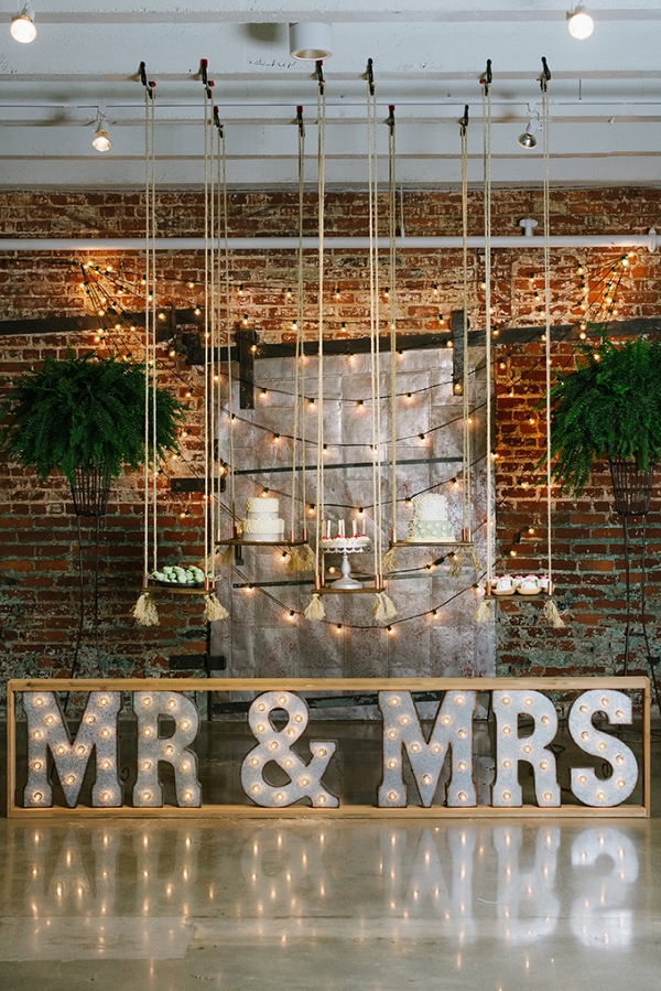 organic industrial wedding inspiration by Christiansen Photography on Glamour & Grace
