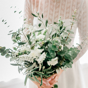 Greenery bridal bouquet