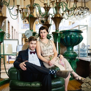 1920s Chicago engagement by Roots Of Life Photography on Glamour & Grace
