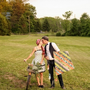 vintage picnic engagement by Gabrielle von Heyking Photographie on Glamour & Grace