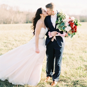 Windswept Wedding Portraits in Early Spring
