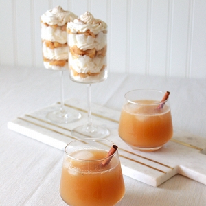 Holiday Drinks and Desserts with Caramel Apples