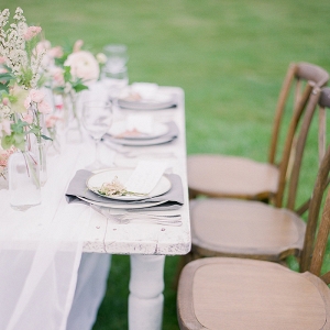 Whimsical and Romantic Farm Table with Pastel Decor