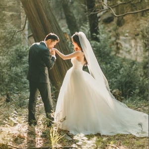 Fairy Tale Bridal Portraits in the Mountains