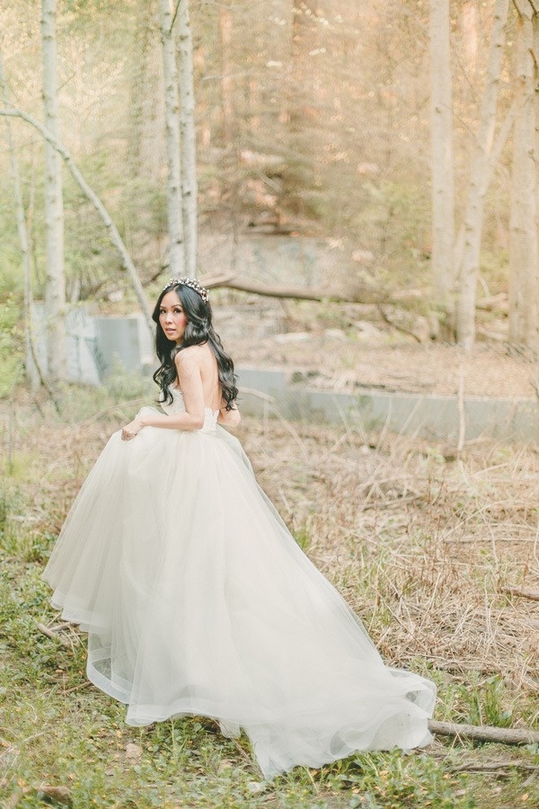 Graceful Ball Gown for a Mountain Bride