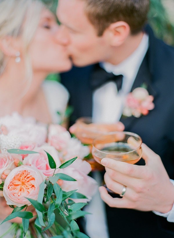 Kisses and Cocktails for a Vintage Garden Wedding