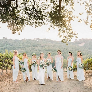 Winery Chic Bridesmaids in Southern California