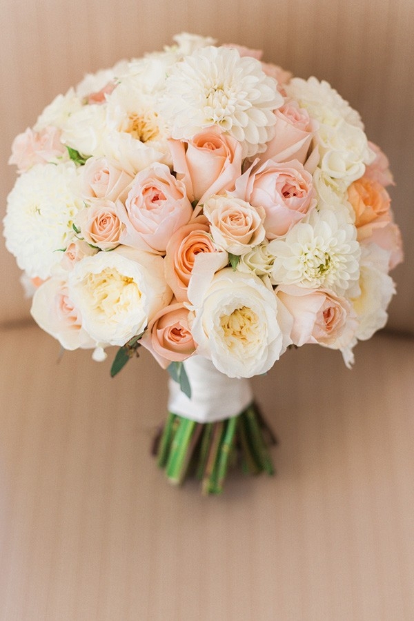 Classic Blush and Ivory Bouquet
