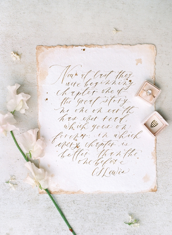 Hand Lettered Love Quotes with Spring Flowers