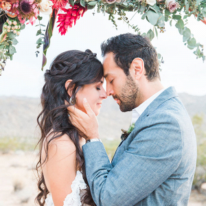 Intimate Vow Renewal in Joshua Tree