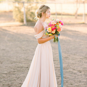 Whimsical Bridal Session with Colorful Charm