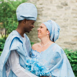 Elegant-Nigerian-Multi-Cultural-Wedding-couple-in-nigerian-attire