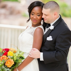 Orlando Resort Fall Wedding - interracial wedding