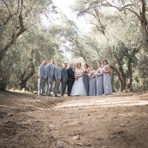 Outdoor Elegant Wedding - Bridesmaids and Groomsmen