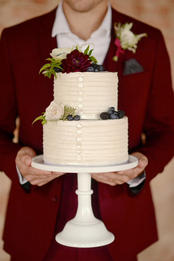 Wine Inspired Fall Wedding Ideas - Groom and Cake