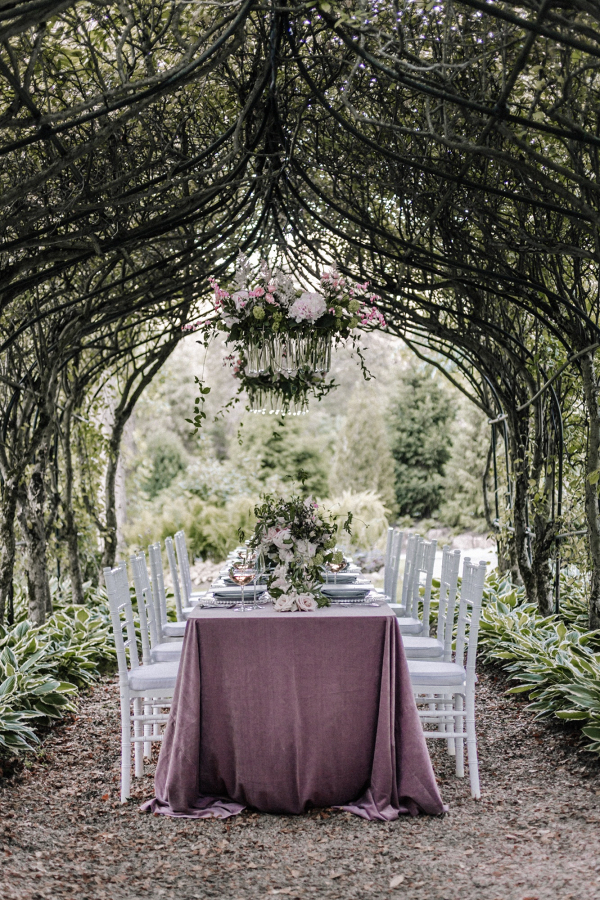 Romantic and whimsical garden wedding