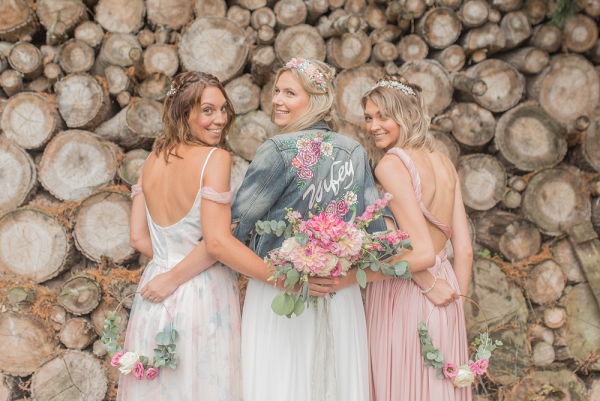 Let's Bee Together - pretty, fun boho inspired festival wedding shoot