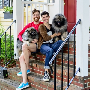 At-Home Engagement Shoot with Dogs