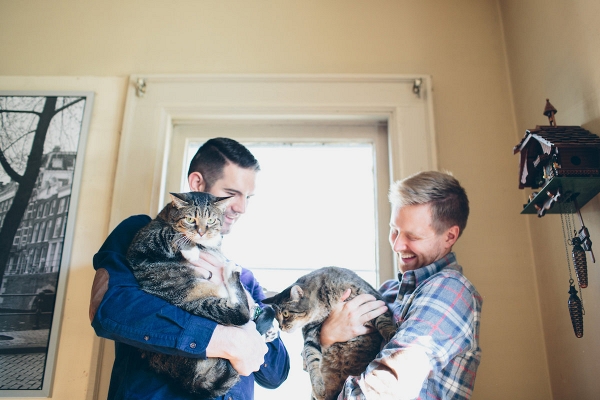 Cats in Engagement Session