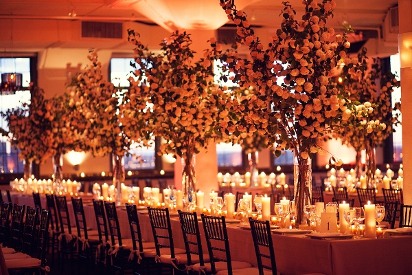 Elegant Reception space at Tribeca Rooftop