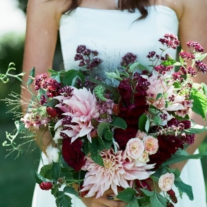 Moody Jewel-Toned Bridal Bouquet