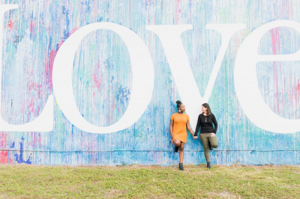 Colorful Miami engagement session