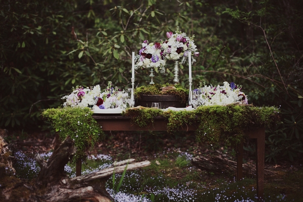 Glamorous Woodland Wedding Inspiration Shoot
