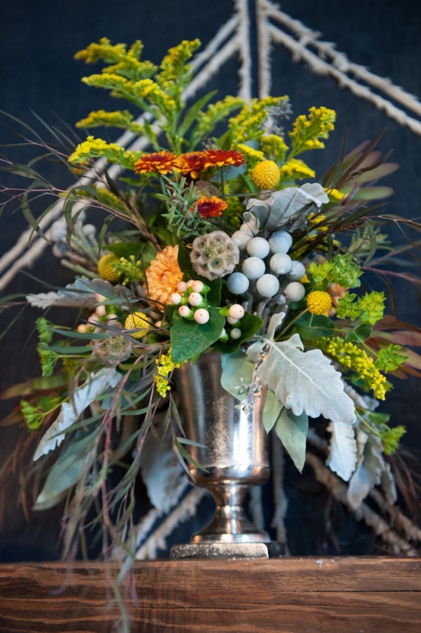 Floral Design in Trophy Vase