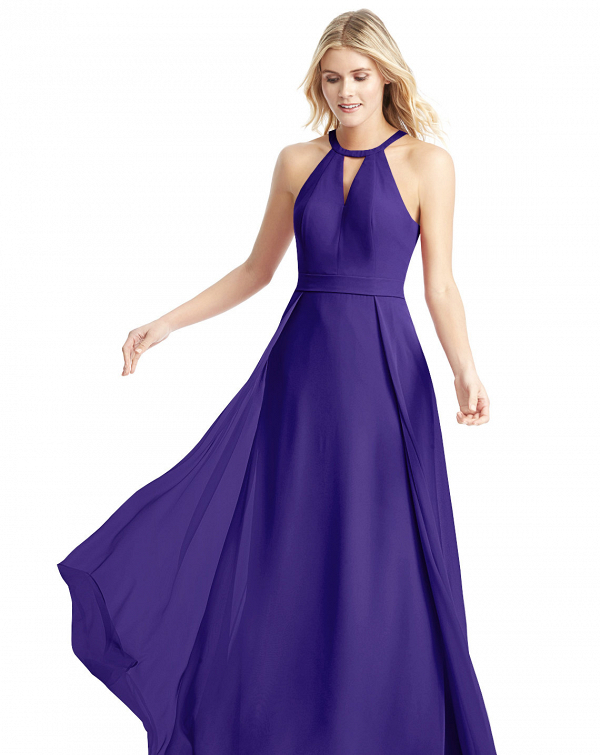Ultra violet bridesmaid dress