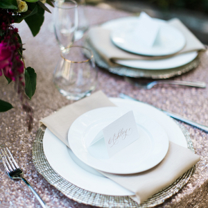 Glam place setting