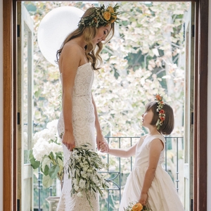 Flower Girl with Bride