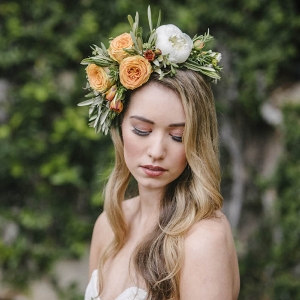Bride with Flower Crown