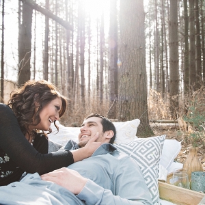 Styled Engagement Shoot in the Woods