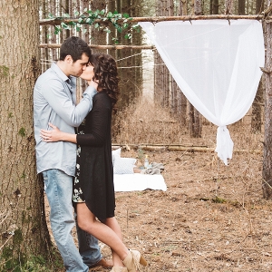 Styled Engagement Shoot in the Woods