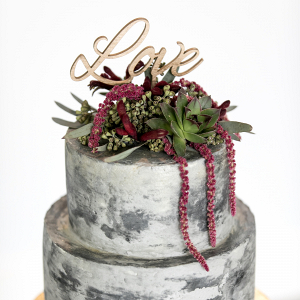 Concrete wedding cake