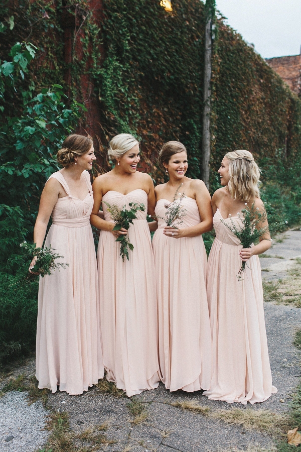 Blush Bridesmaid Dresses