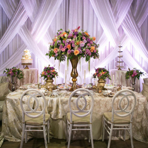 Opulent reception table