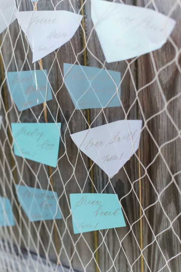 Sea Glass Place Cards