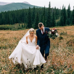 Autumn mountain wedding at Breckinridge ski resort