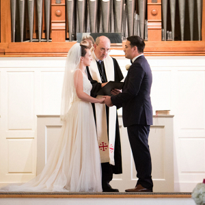 Vermont church wedding ceremony