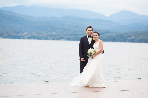 Lake Champlain wedding