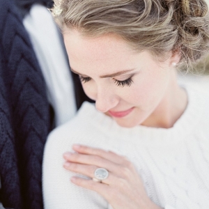 Cozy Cable Knit Winter Wedding Inspiration in the Mountains | Christie Graham photography
