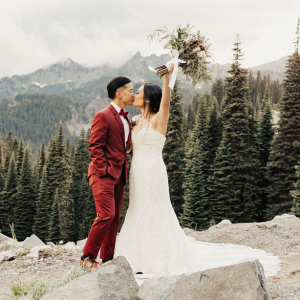 Romantic Mt Rainier Wedding Elopement