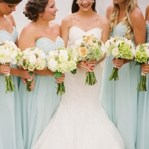 Sky Blue Bridesmaids Dresses