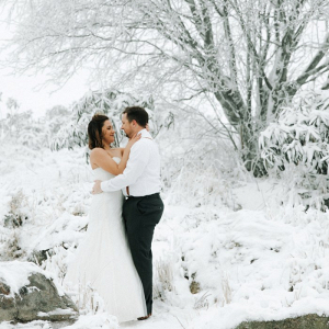 Snowy anniversary session