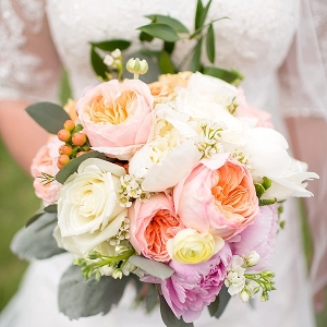 Spring pastel bouquet from Mountainside Bride