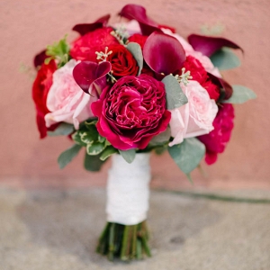 Red and pink bouquet