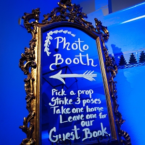 Wedding photo booth sign