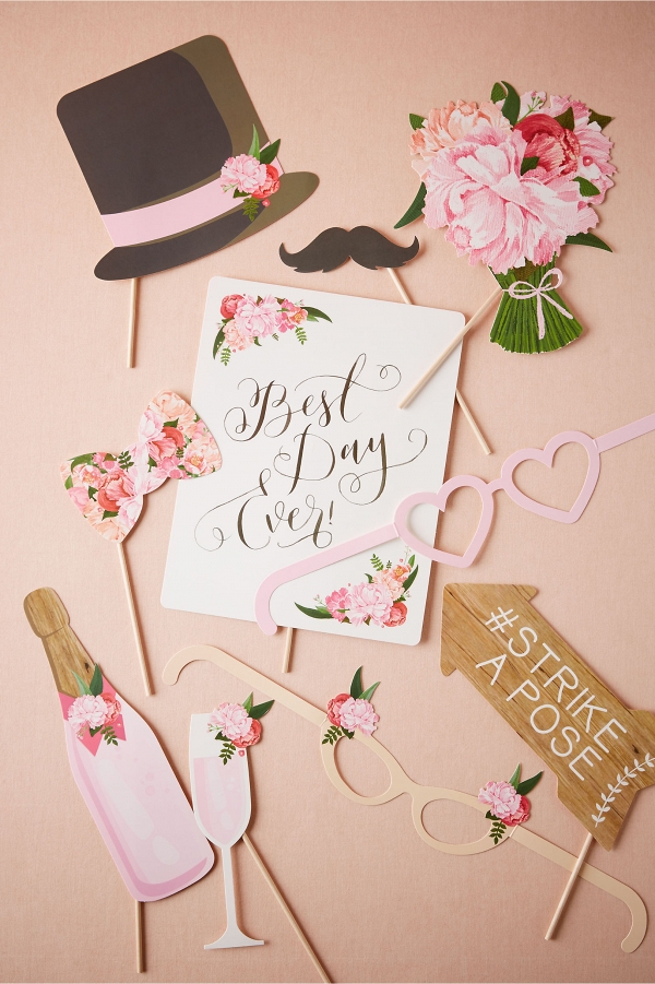Floral Photo Booth Props